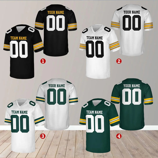 Custom American Football Jersey (Adult & Kids) – Add Team Name, Player Name & Number
